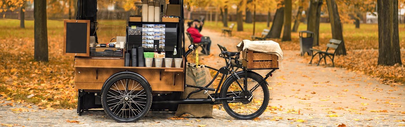 Biznes na rowerze – wózek gastronomiczny 