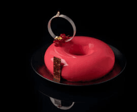 Tort rubinowy pierścień 